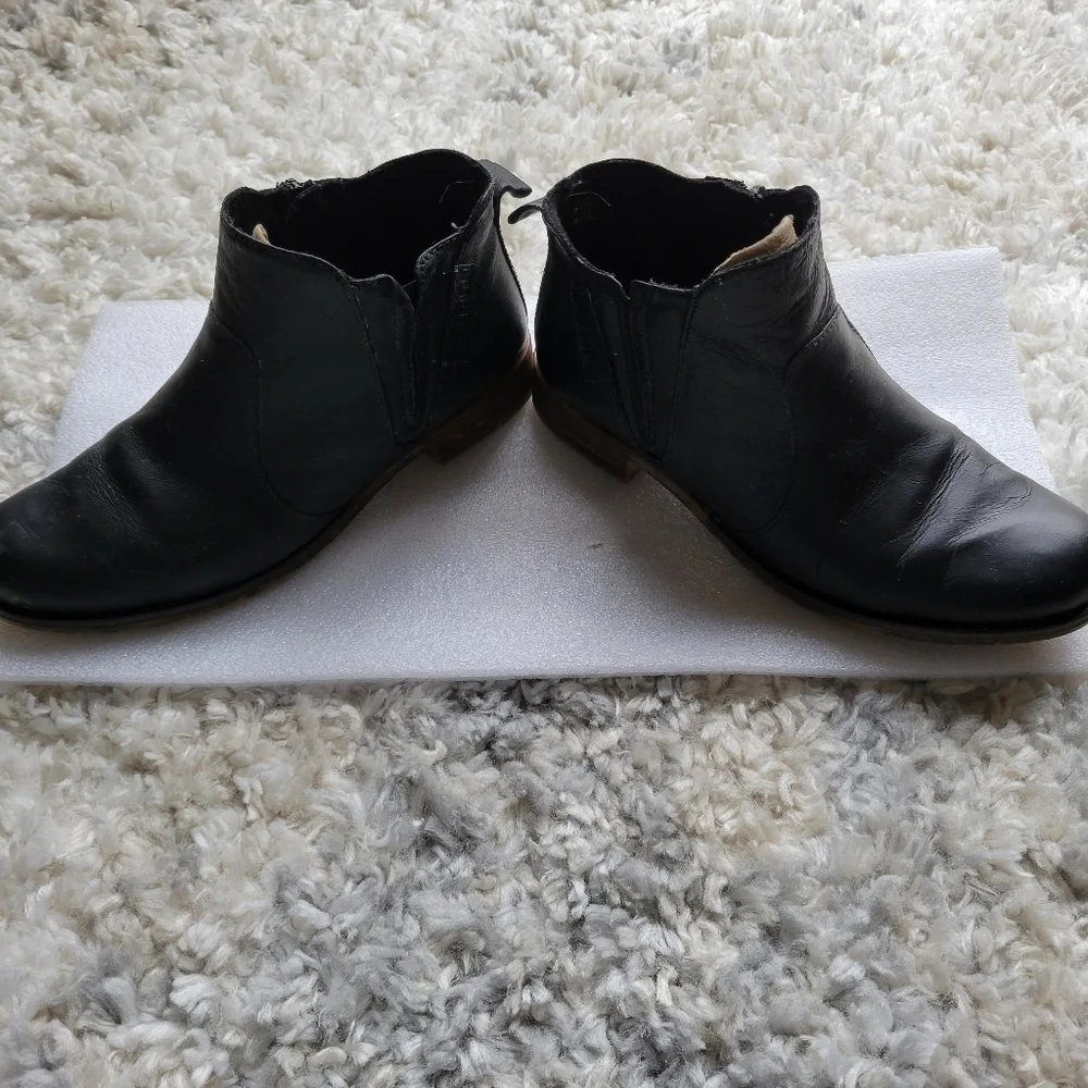 Josef Seibel black leather booties size 39 - Picture 7 of 9
